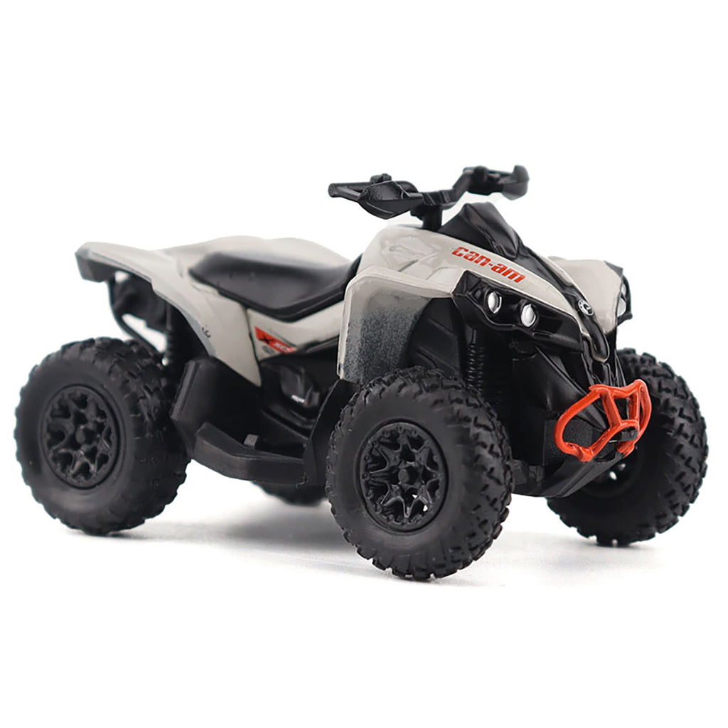 Model of a Can-Am ATV on a white background