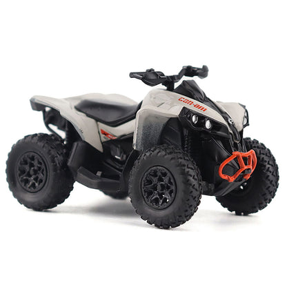 Model of a Can-Am ATV on a white background