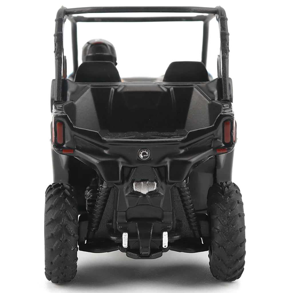 Black side-by-side vehicle on a white background