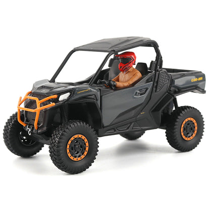 Model of a Can-Am Defender XMR UTV with a person inside on a white background