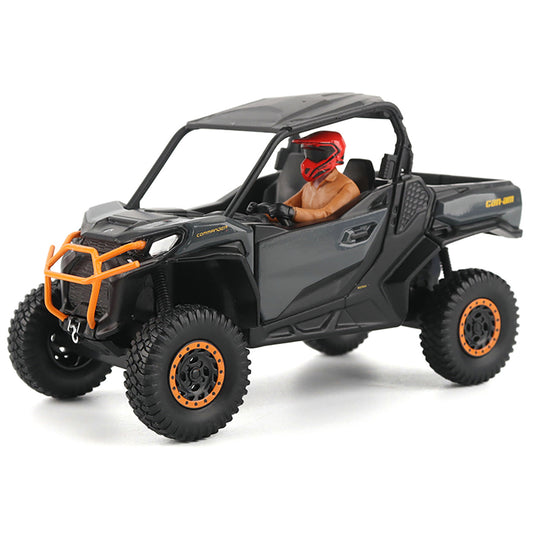 Model of a Can-Am Defender XMR UTV with a person inside on a white background