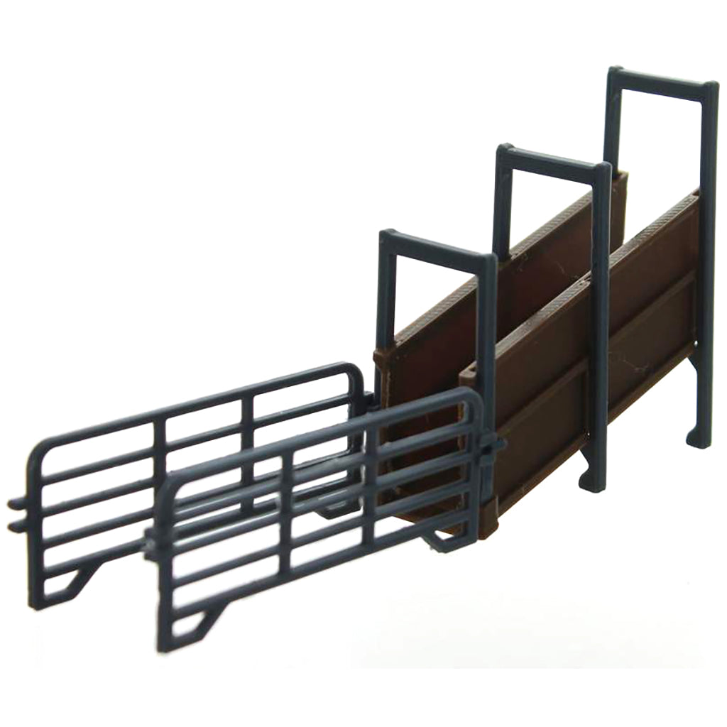 Semi-Truck Livestock Loading Chute on a white background