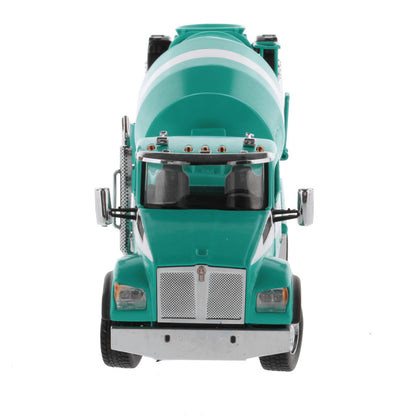 Kenworth T880 Concrete Ready-Mix Truck with McNeilus Bridgemaster Concrete Mixer Body "Island Ready Mix" (Green/White)