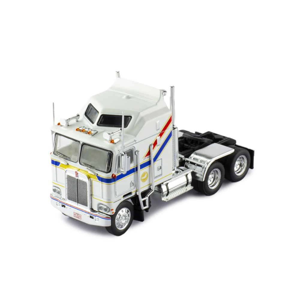 1976 Kenworth K100 Aerodyne COE Tractor "VIT 200" (White w/Red & Blue Stripes)