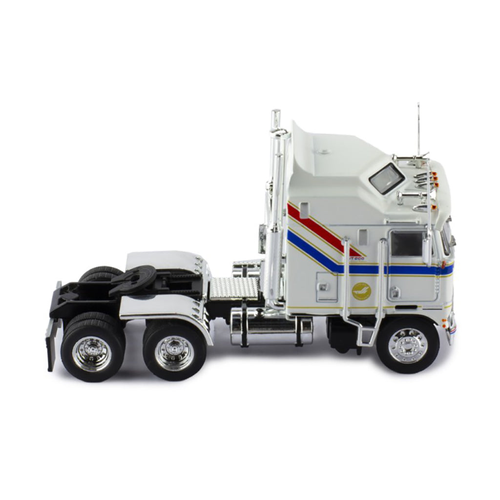 1976 Kenworth K100 Aerodyne COE Tractor "VIT 200" (White w/Red & Blue Stripes)