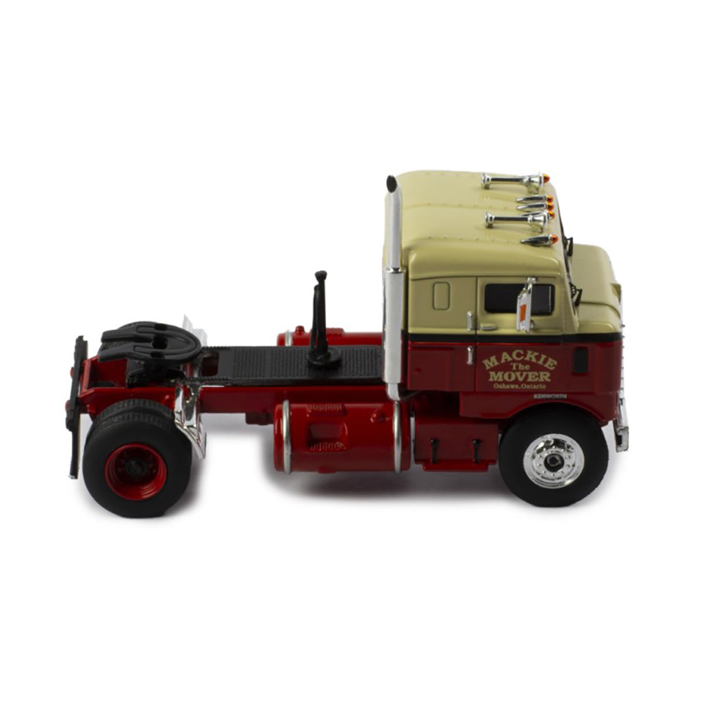 1950 Kenworth 521 Bullnose COE Tractor "Mackie The Mover" (Red/Cream w/Black Stripes)