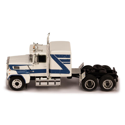 1978 Ford LTL-9000 Tractor (White w/Blue Stripes)