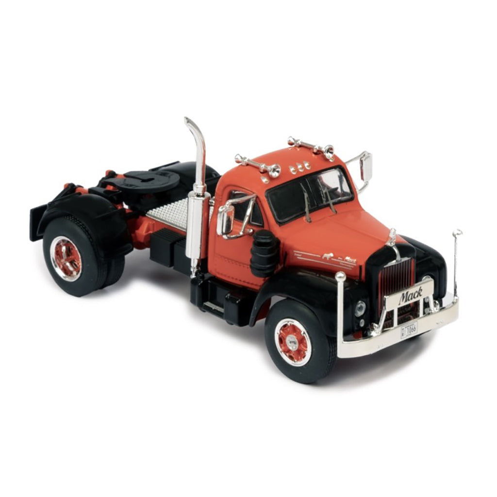 1953 Mack B-61 Day Cab Tractor (Red w/Black Fenders)