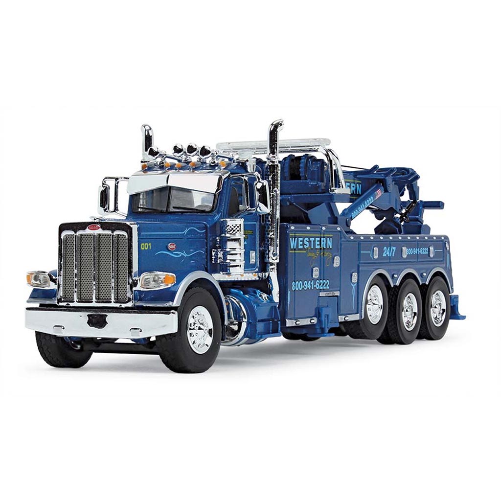 Peterbilt 389 with Century Model 1150 Rotator Tow Truck "Western Distributing Towing & Recovery" (Blue)