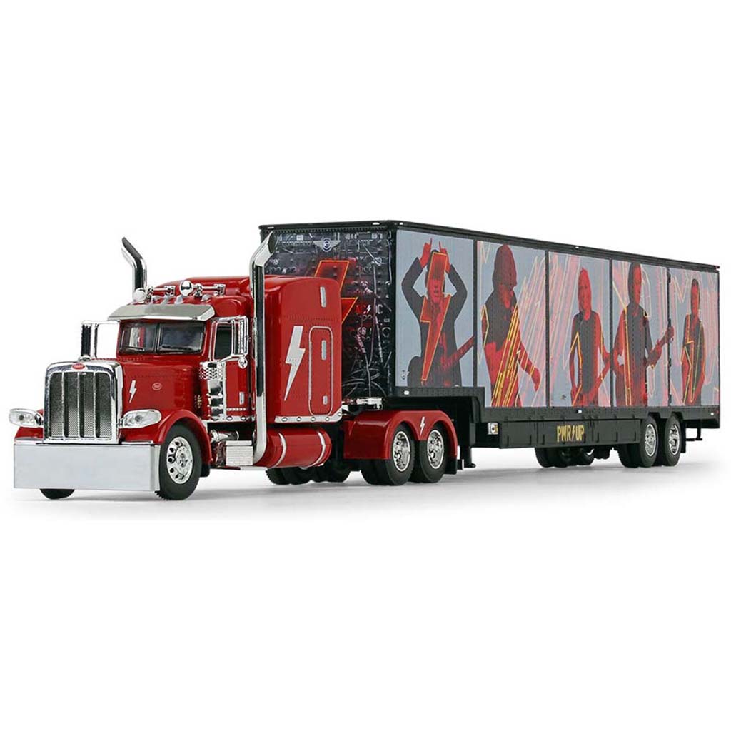 Peterbilt 389 w/53' Kentucky Moving Van Trailer "AC/DC Power Up" (Red/Black)