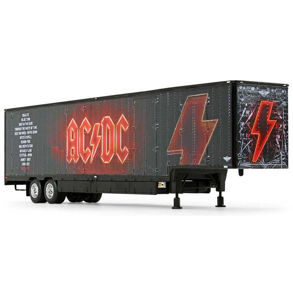 Peterbilt 389 w/53' Kentucky Moving Van Trailer "AC/DC Power Up" (Red/Black)