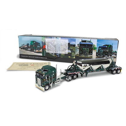 Kenworth K100 w/Heil 3-Bottom Pneumatic Tanker Trailer "Kuhnle Brothers" (Green)