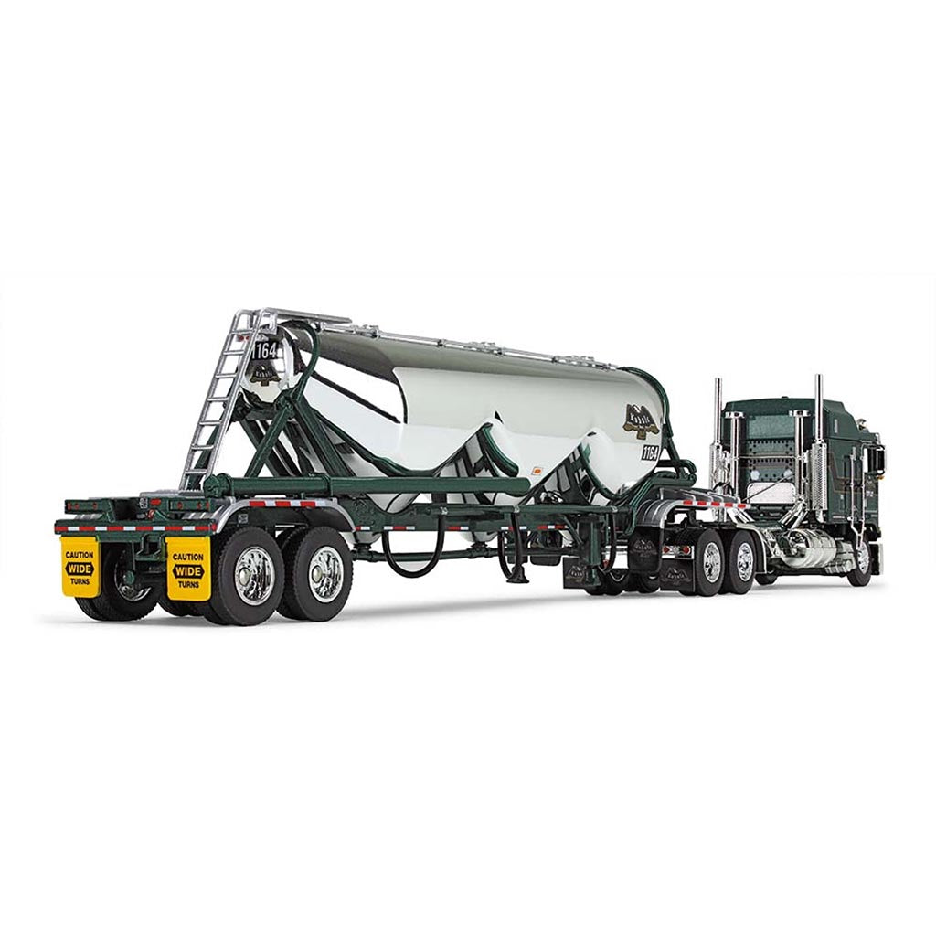 Kenworth K100 w/Heil 3-Bottom Pneumatic Tanker Trailer "Kuhnle Brothers" (Green)