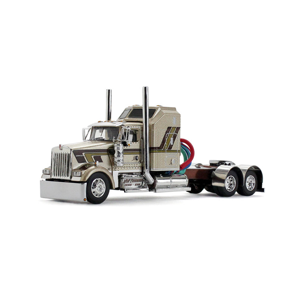 A detailed diecast model of a semi-tractor shown on a clean white background.