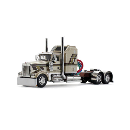 A detailed diecast model of a semi-tractor shown on a clean white background.