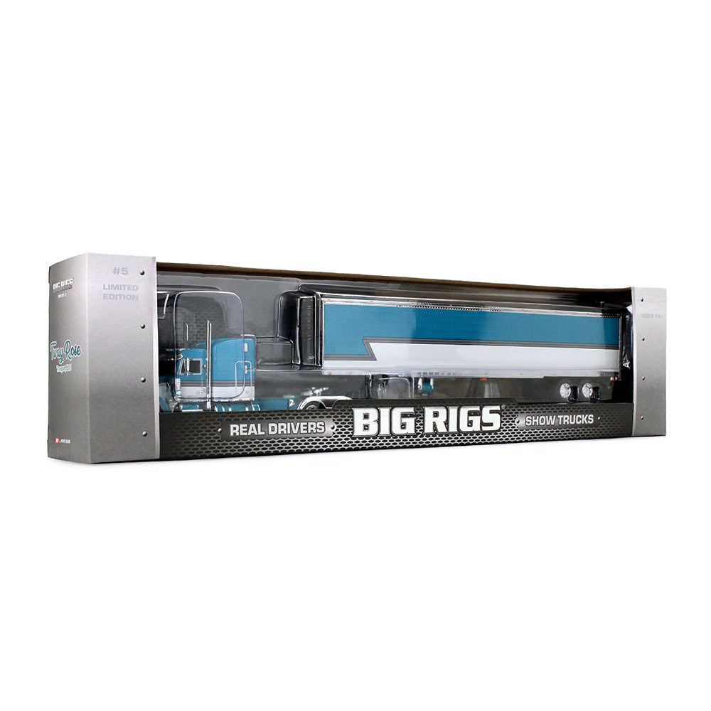 Boxed model of a truck with 'Big Rigs' branding on a white background