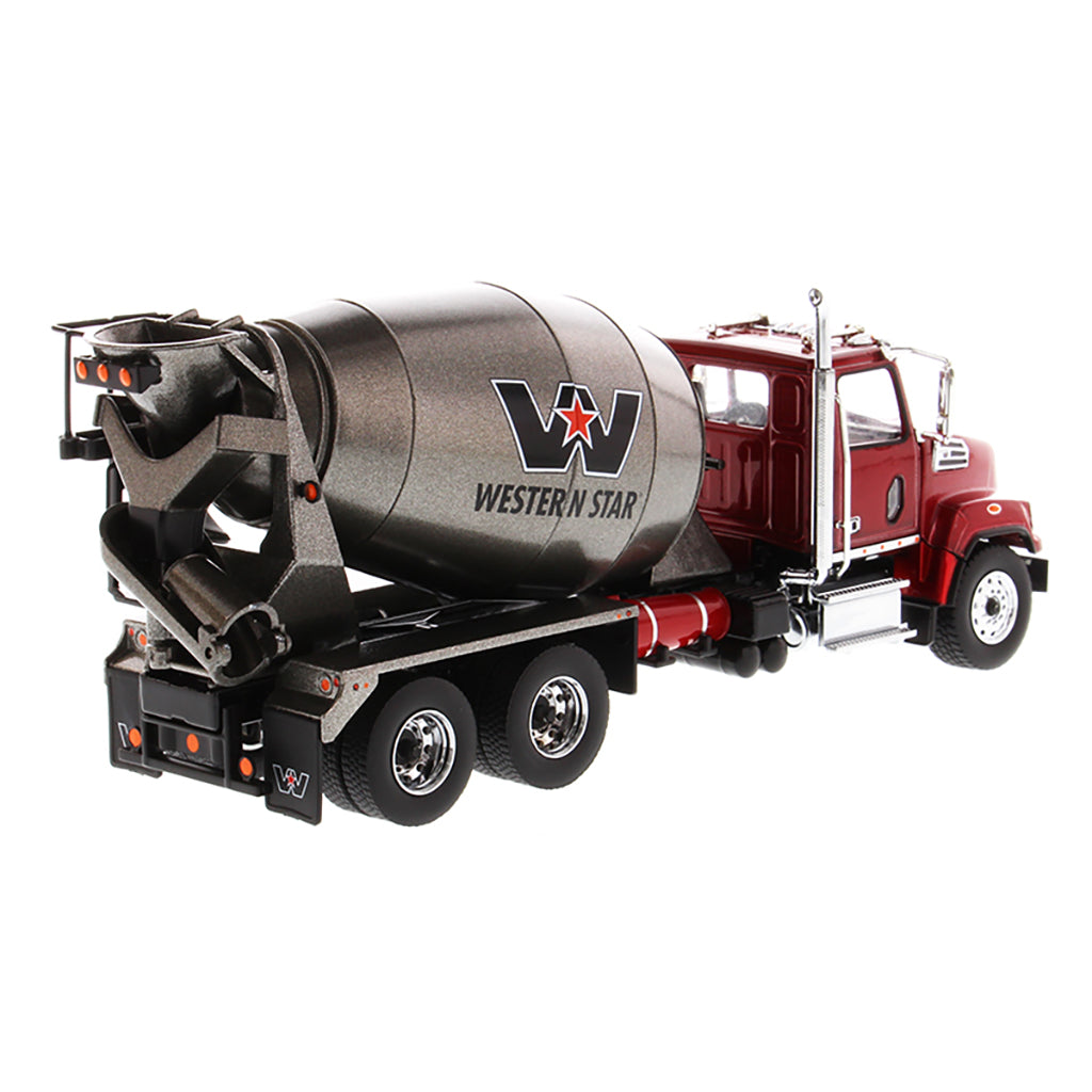 Model of a Western Star cement mixer truck on a white background