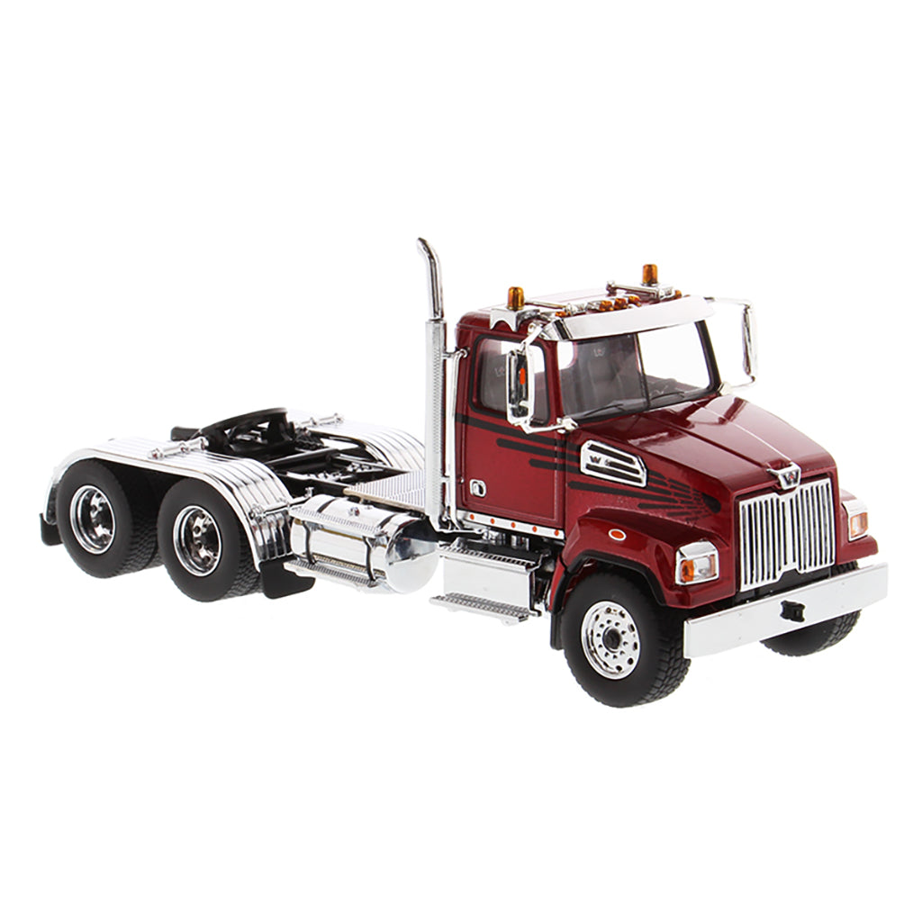 Model of a Western Star 4700 Tractor on a White Background