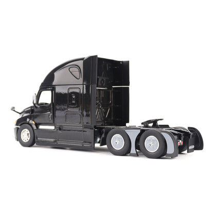 Model of a Black 2018 Freightliner Cascadia Hi-Roof Sleeper Tractor on a White Background