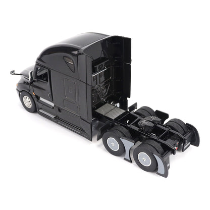 Model of a Black 2018 Freightliner Cascadia Hi-Roof Sleeper Tractor on a White Background