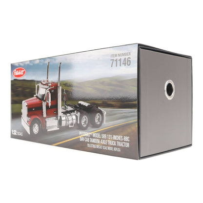 Peterbilt 589 Day Cab Tractor (Legendary Red)