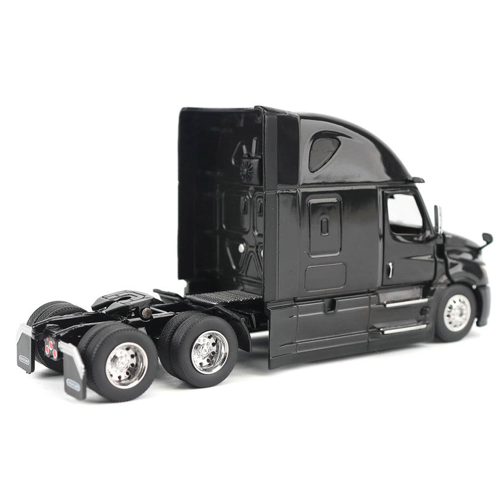 Black truck model on a white background