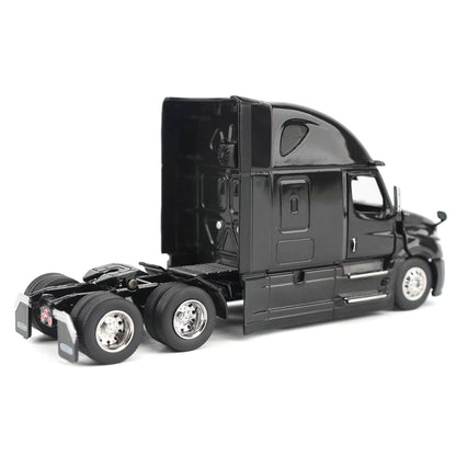 Black truck model on a white background