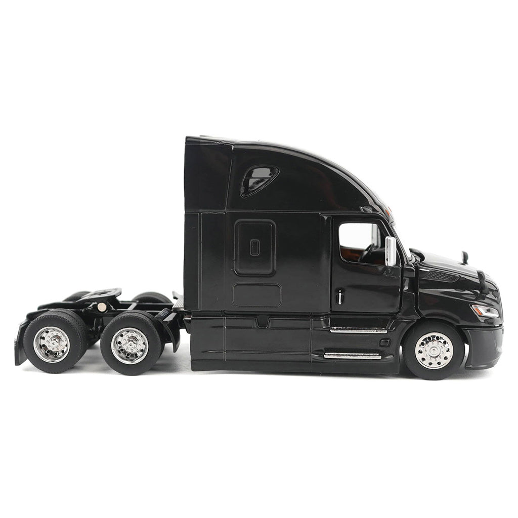 Black truck model on a white background