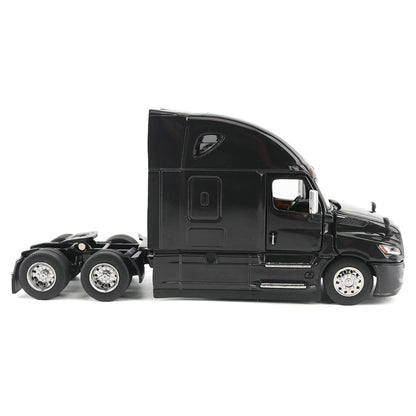 Black truck model on a white background