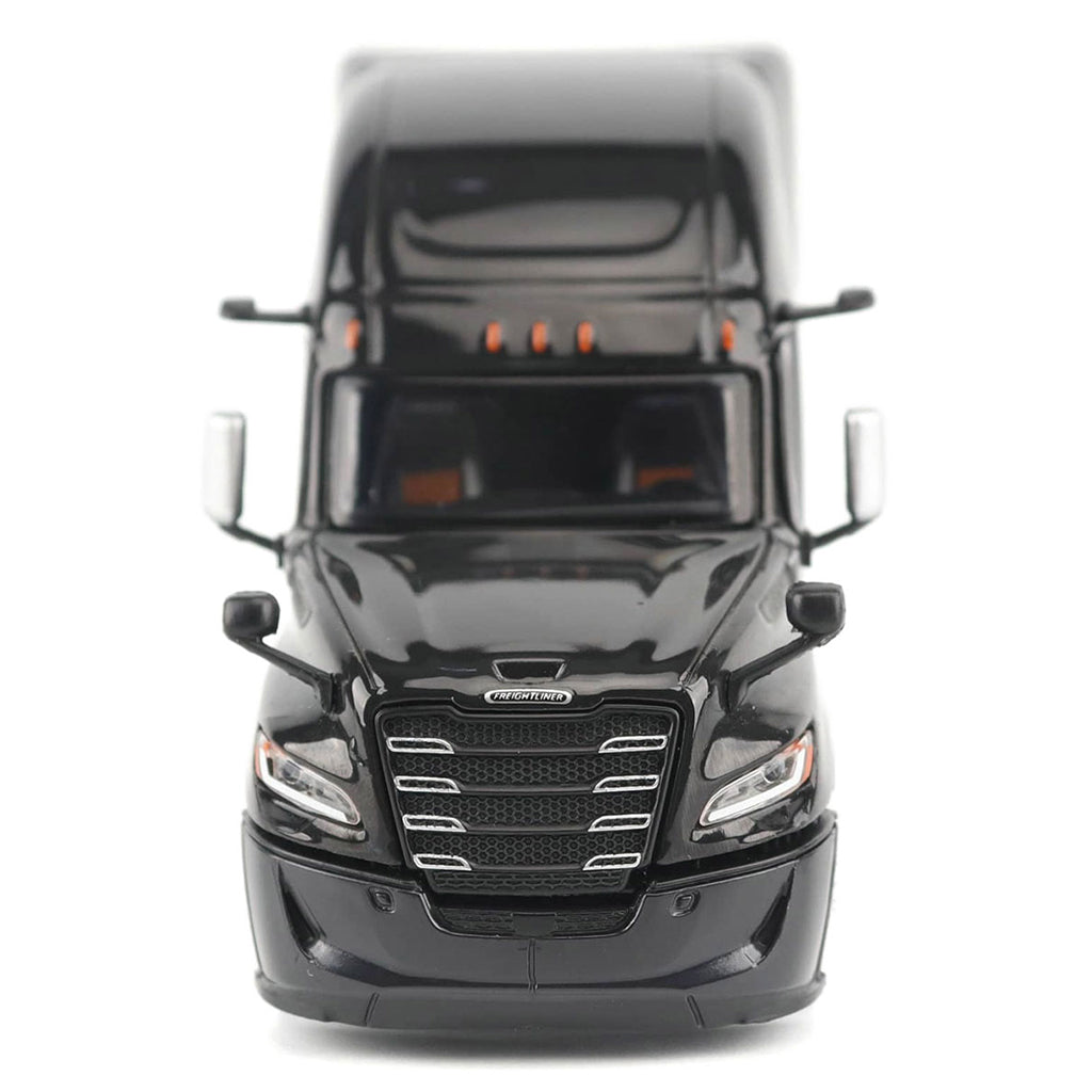 Black truck model on a white background
