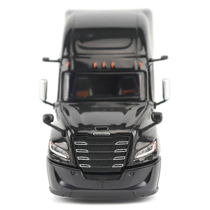 Black truck model on a white background