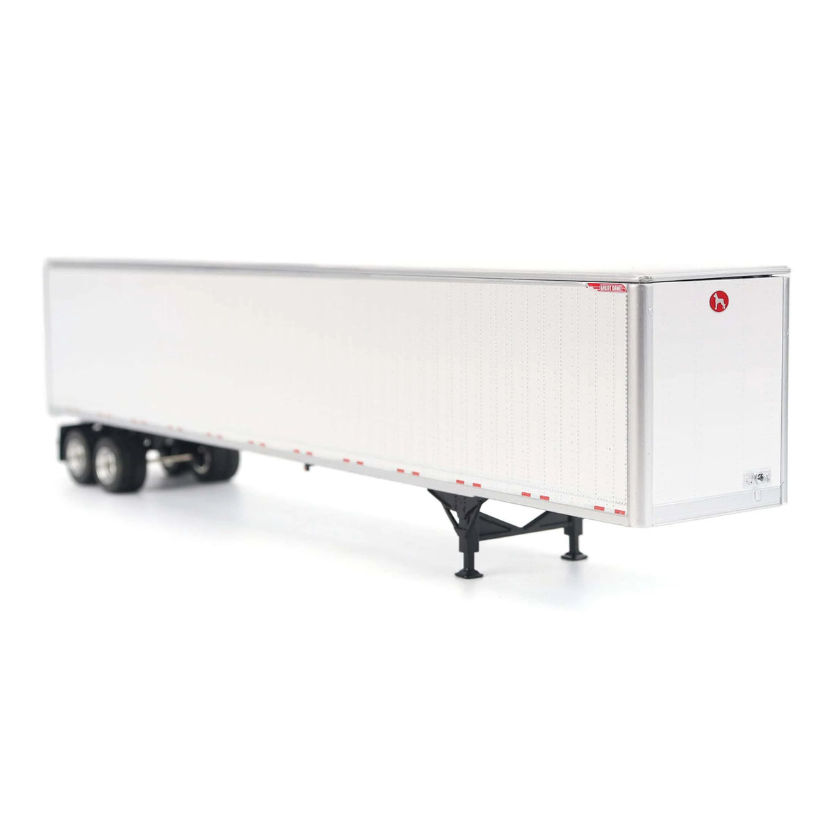 1:50th Scale Diecast Model of a 53 foot Great Dane Champion Dry Goods Van Trailer Photographed on a White Background
