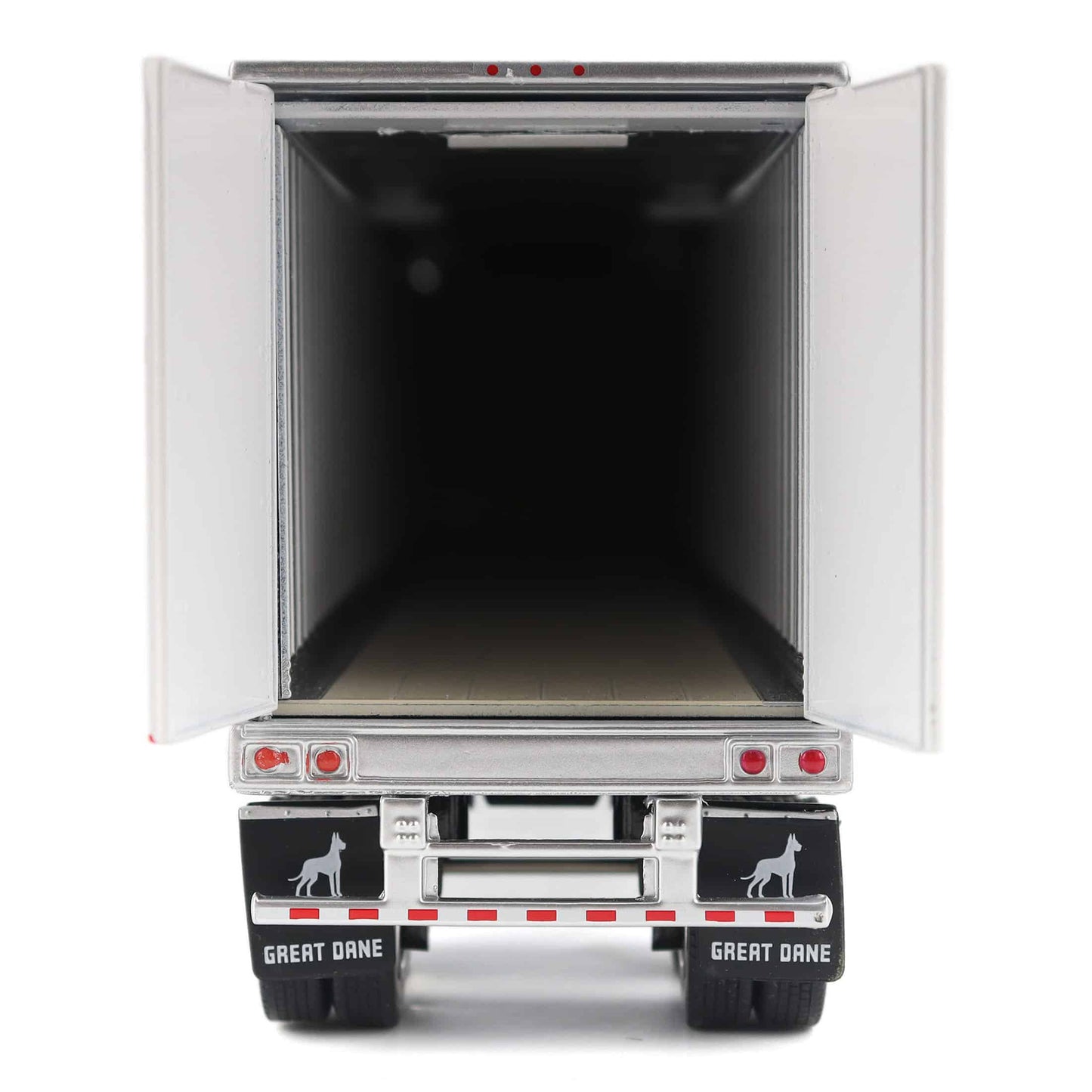 1:50th Scale Diecast Model of a 53 foot Great Dane Champion Dry Goods Van Trailer Photographed on a White Background