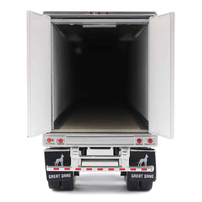 1:50th Scale Diecast Model of a 53 foot Great Dane Champion Dry Goods Van Trailer Photographed on a White Background