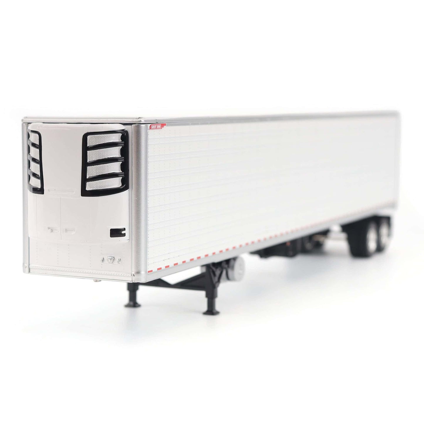 1:50th Scale Diecast Model of a 53 foot Great Dane Everest Refrigerated Goods Van Trailer Photographed on a White Background