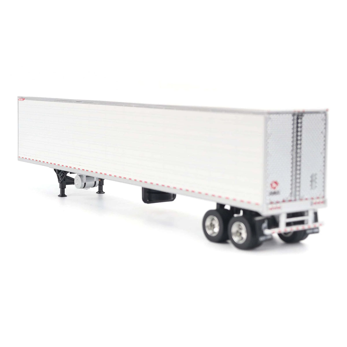 1:50th Scale Diecast Model of a 53 foot Great Dane Everest Refrigerated Goods Van Trailer Photographed on a White Background