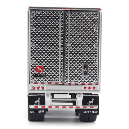 1:50th Scale Diecast Model of a 53 foot Great Dane Everest Refrigerated Goods Van Trailer Photographed on a White Background