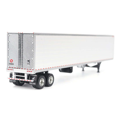 1:50th Scale Diecast Model of a 53 foot Great Dane Everest Refrigerated Goods Van Trailer Photographed on a White Background