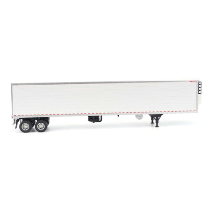 1:50th Scale Diecast Model of a 53 foot Great Dane Everest Refrigerated Goods Van Trailer Photographed on a White Background