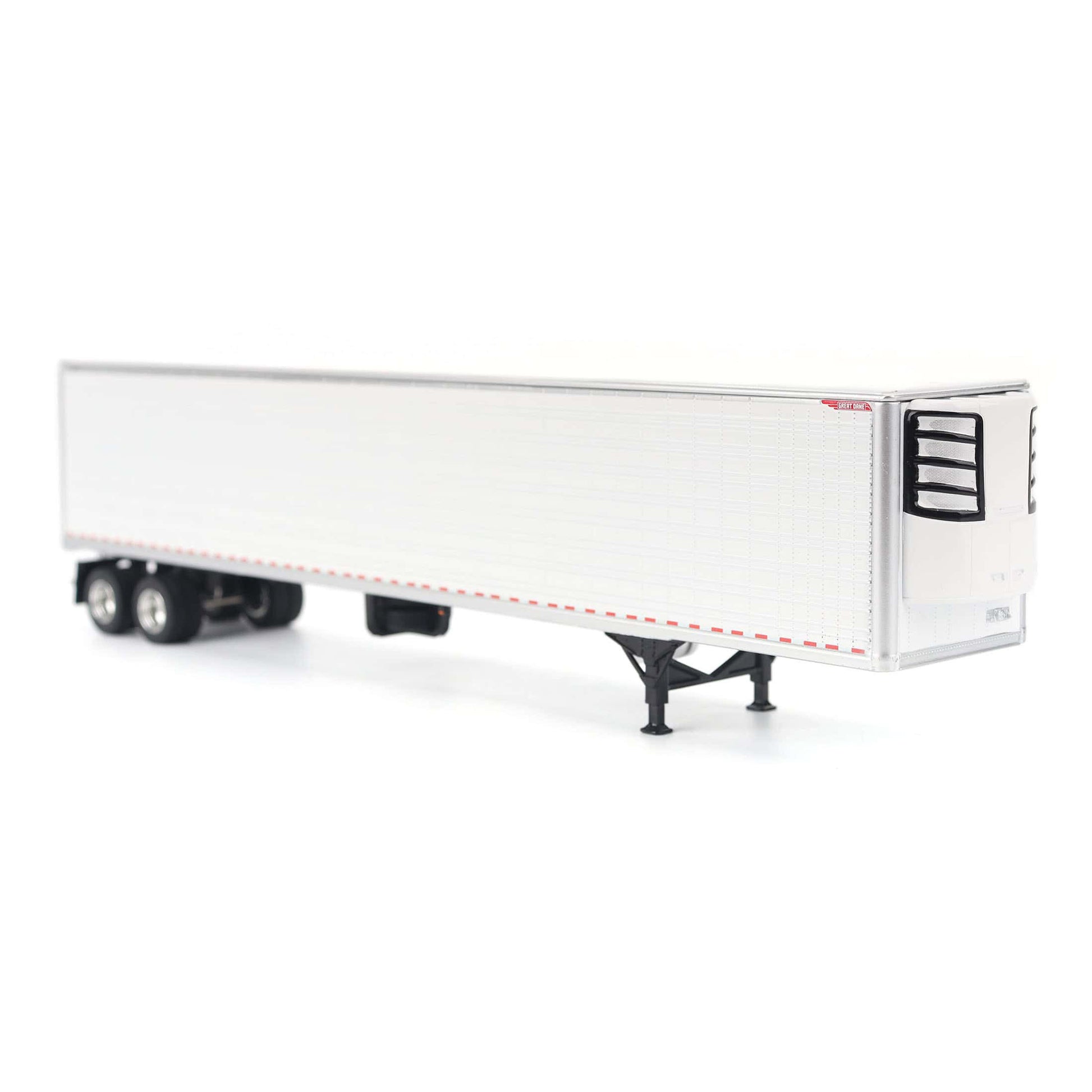 1:50th Scale Diecast Model of a 53 foot Great Dane Everest Refrigerated Goods Van Trailer Photographed on a White Background