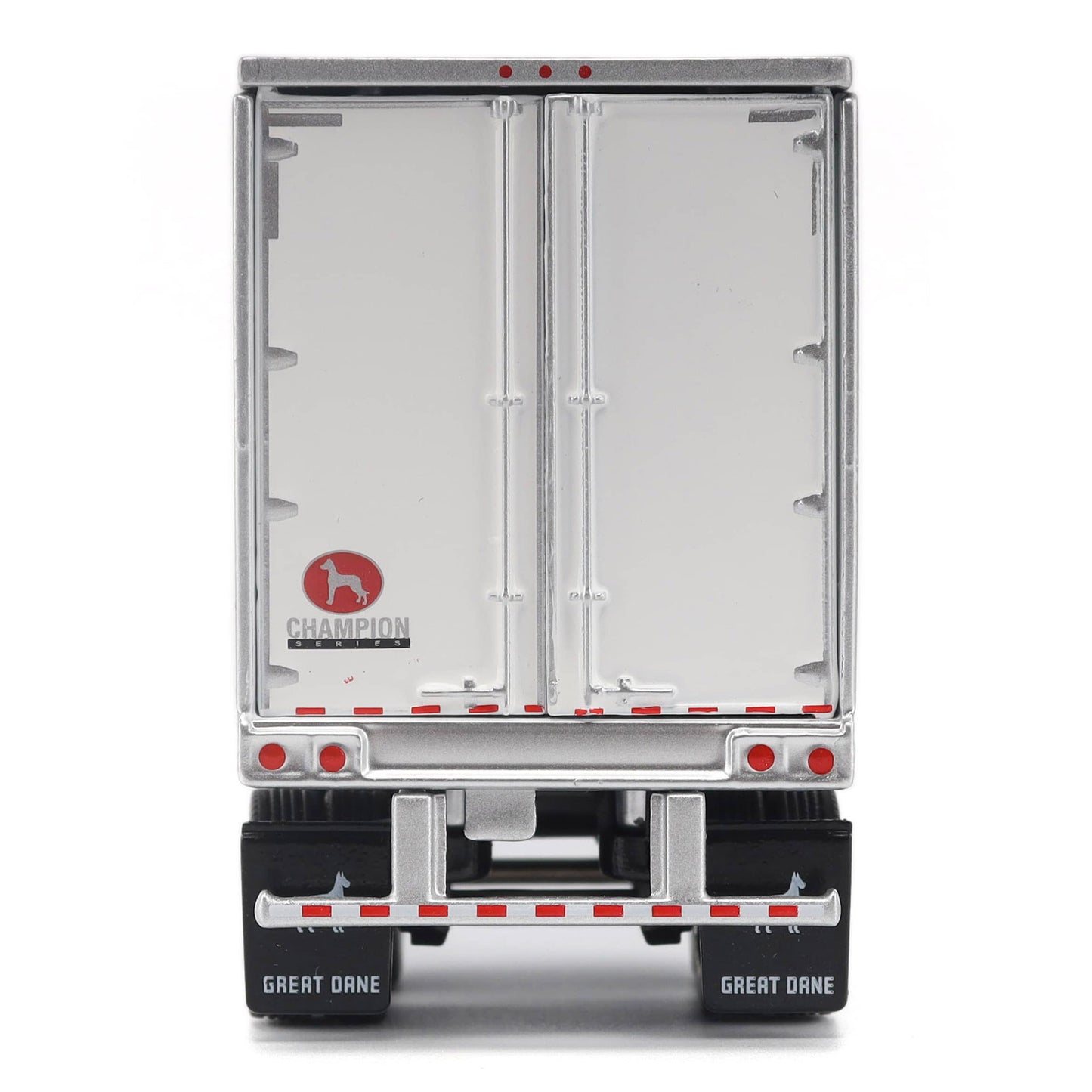 Model of a semi-trailer truck with 'Great Dane' branding on a white background