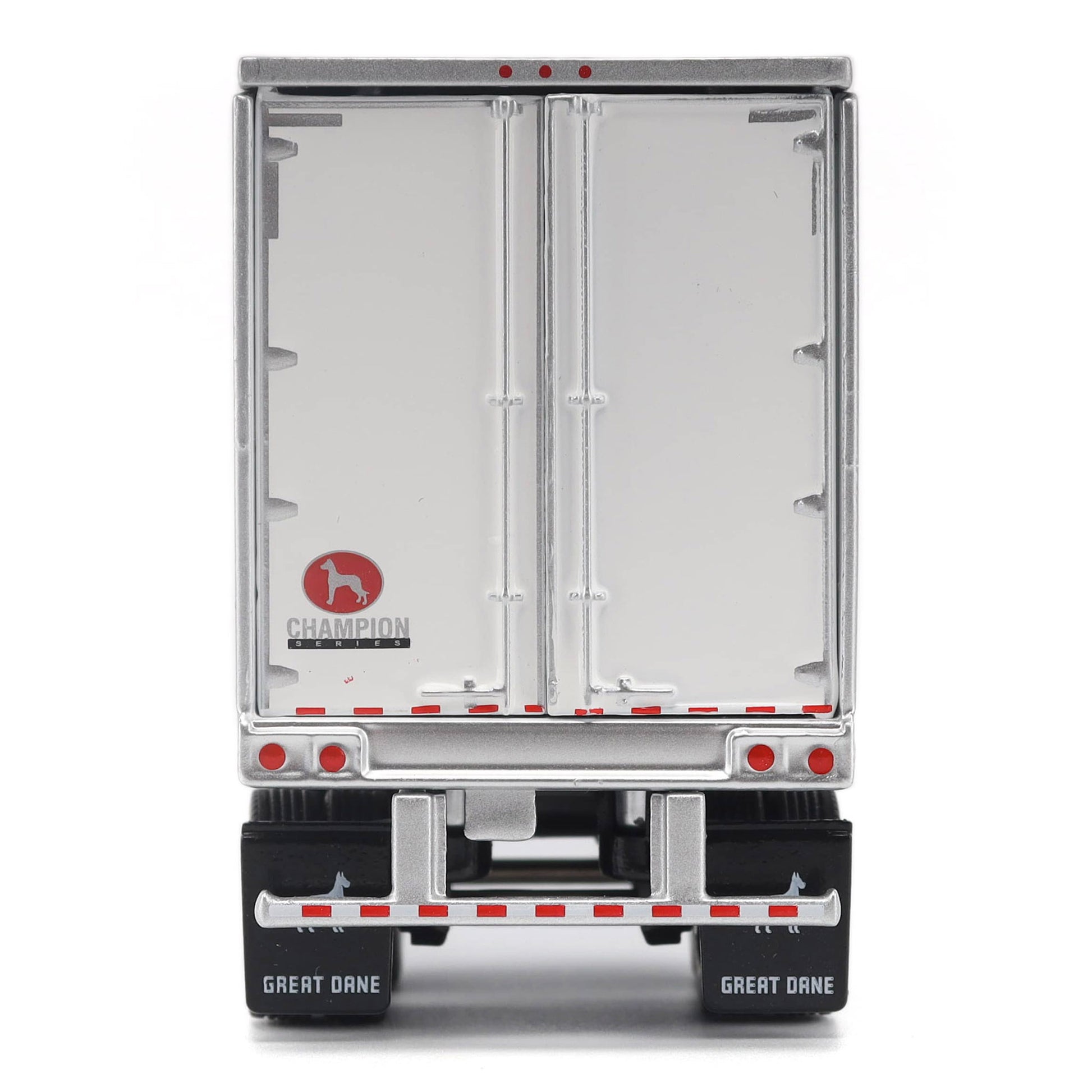 Model of a semi-trailer truck with 'Great Dane' branding on a white background