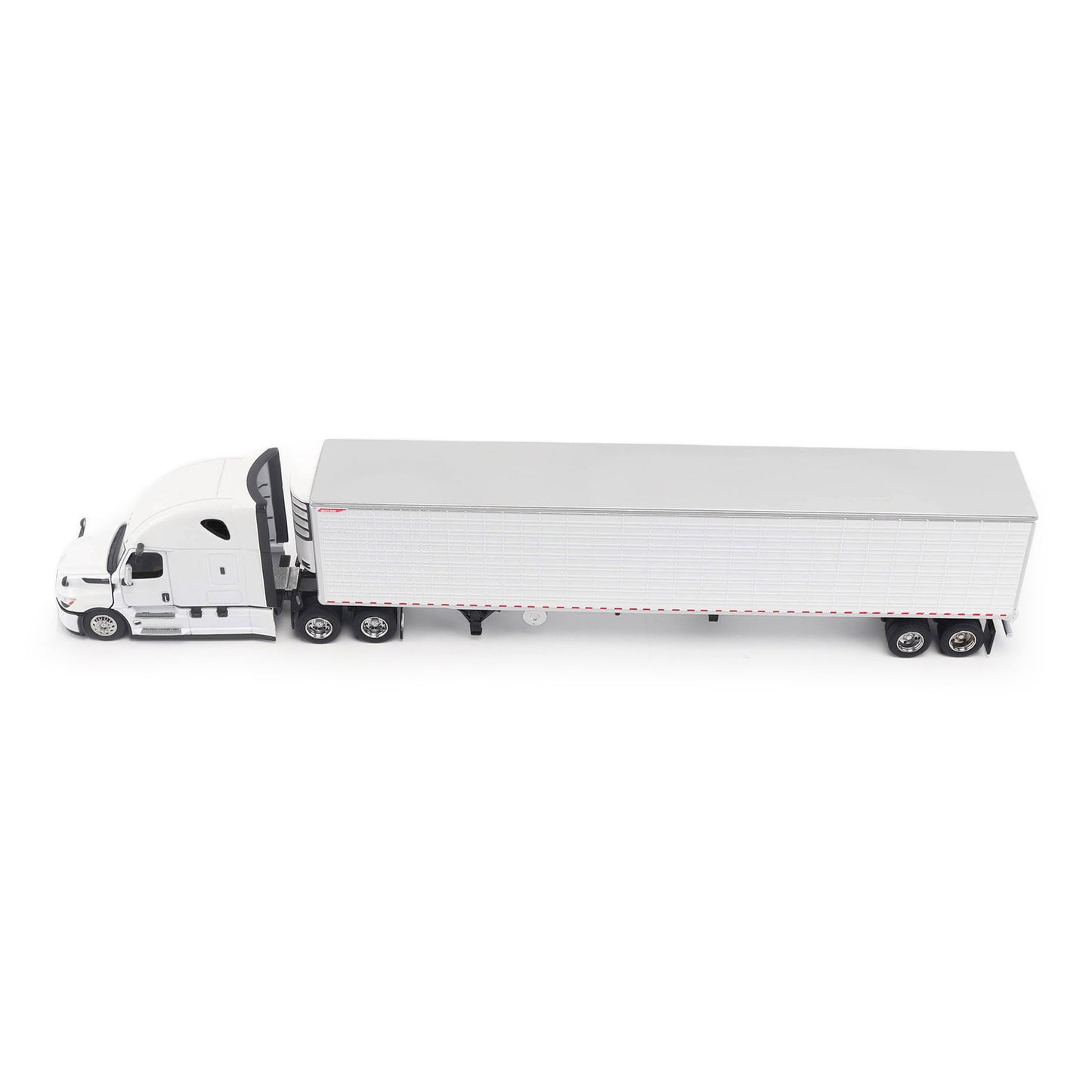Model of a 5th Gen Freightliner Cascadia with 53' Great Dane Everest Reefer Trailer on a White Background