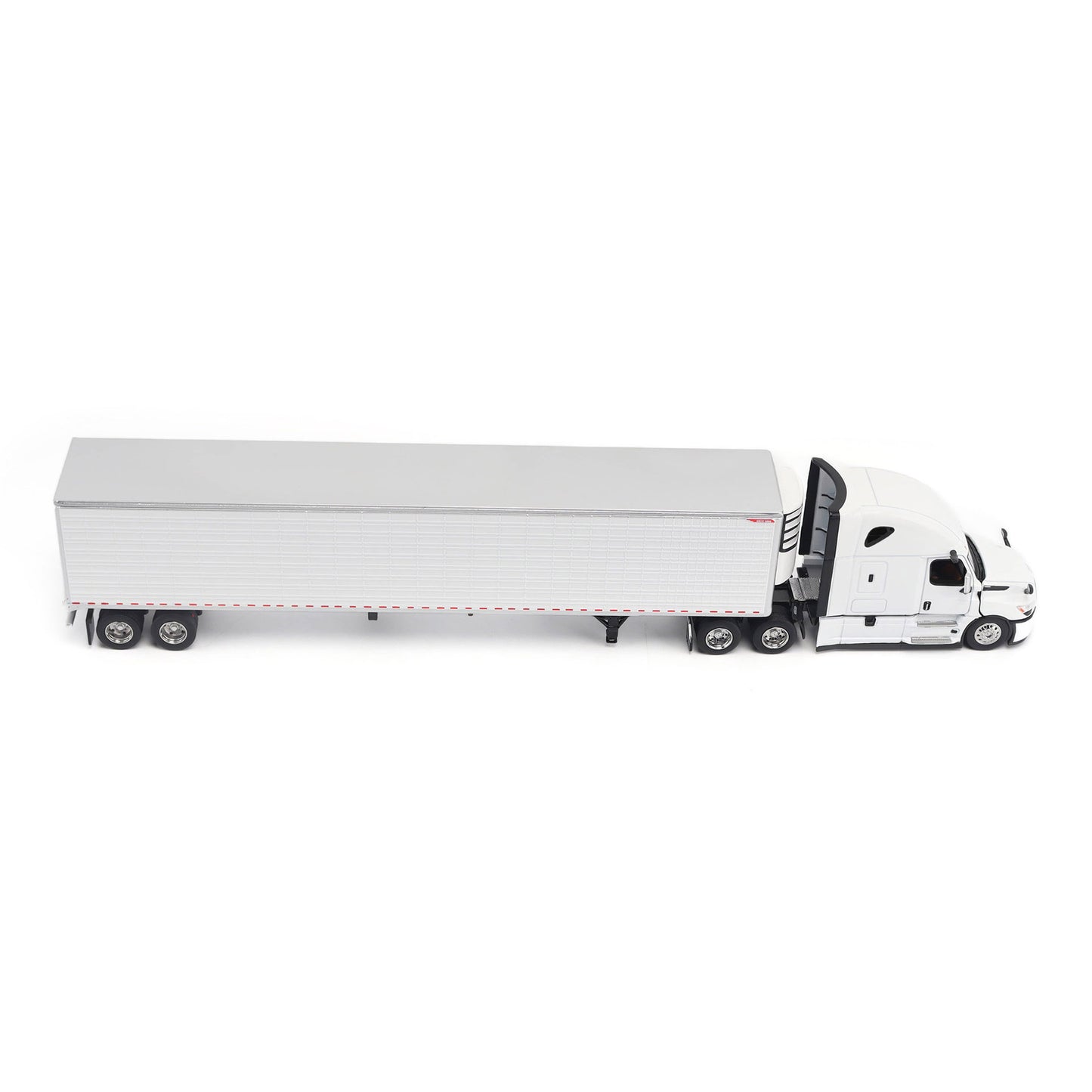 Model of a 5th Gen Freightliner Cascadia with 53' Great Dane Everest Reefer Trailer on a White Background