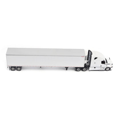Model of a 5th Gen Freightliner Cascadia with 53' Great Dane Everest Reefer Trailer on a White Background