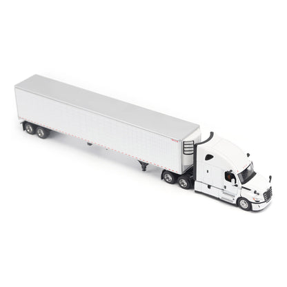 Model of a 5th Gen Freightliner Cascadia with 53' Great Dane Everest Reefer Trailer on a White Background