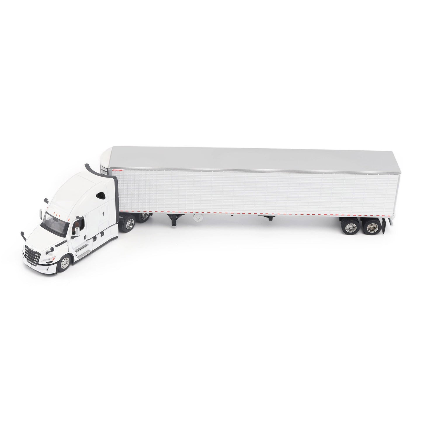 Model of a 5th Gen Freightliner Cascadia with 53' Great Dane Everest Reefer Trailer on a White Background