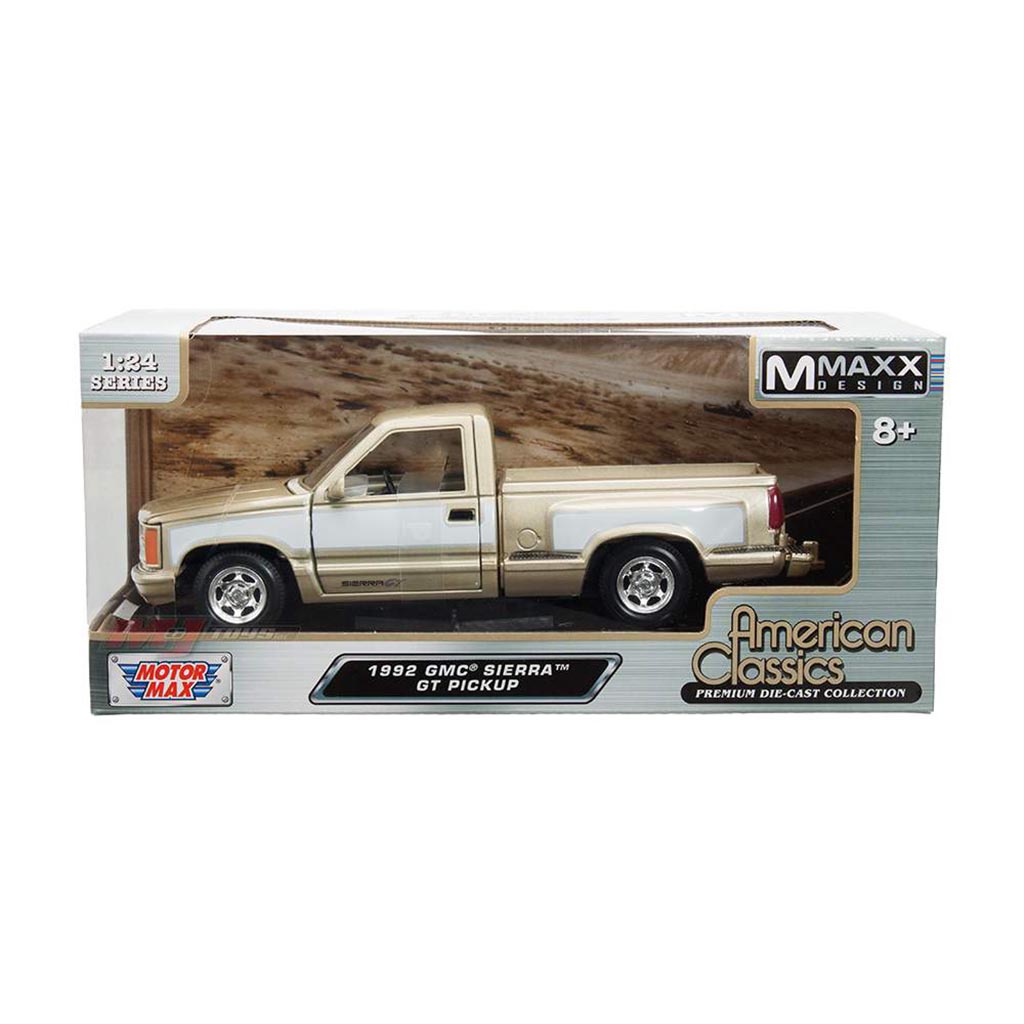 1992 GMC Sierra GT 1500 Stepside Pickup Truck (Gold Metallic/White)