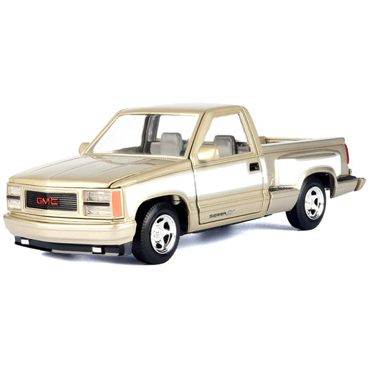 1992 GMC Sierra GT 1500 Stepside Pickup Truck (Gold Metallic/White)