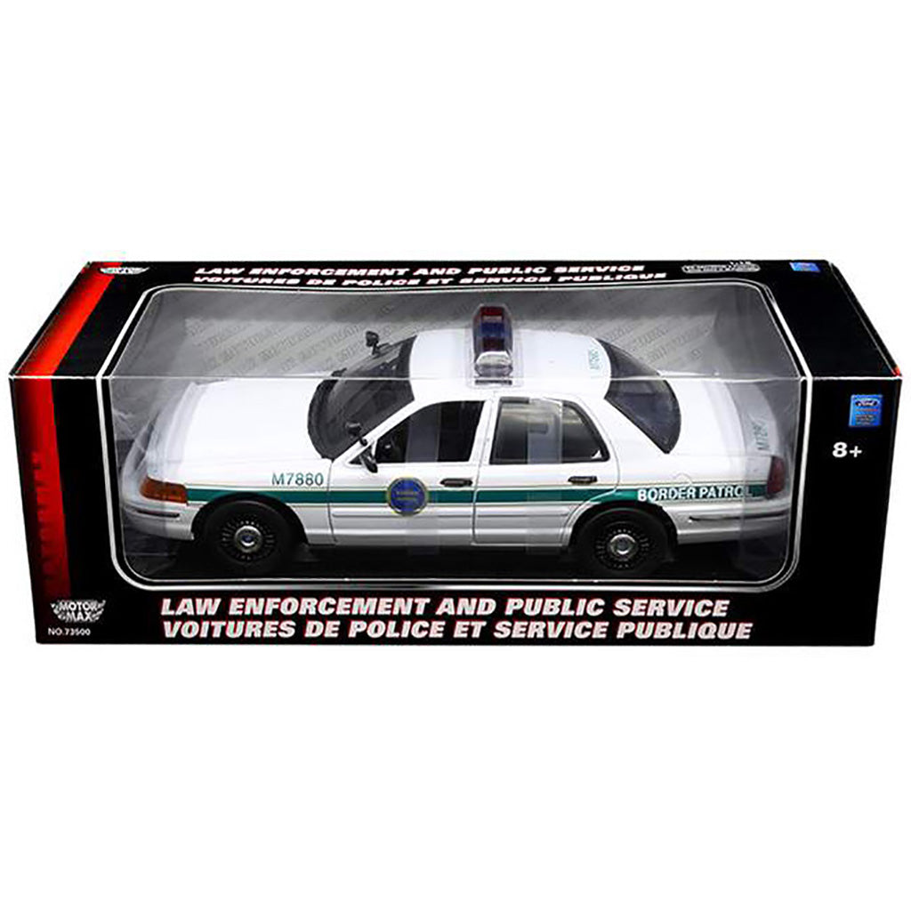 2001 Ford Crown Victoria Police "U.S. Border Patrol" (White)